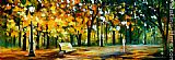 Leonid Afremov IN THE OLD PARK painting